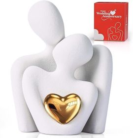 Couple Statue Tv Stand Decor Items for Living Room Home Decor, Bedroom Decor for Couples Sculpture for Anniversary Wedding